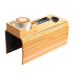SipEase™ Wooden Couch Cup Holder – Spill-Free Relaxation