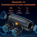 Bluetooth Speaker Dual Speaker Stereo Outdoor Tfusb Playback Fm Voice Broadcasting Portable Subwoofer 5.0 Wireless Speaker