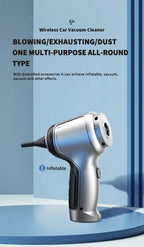 SUITU UltraGrip 95000PA Wireless Handheld Car Vacuum Cleaner – Pro-Grade Strong Suction Auto & Home Cleaning Robot with Child Lock