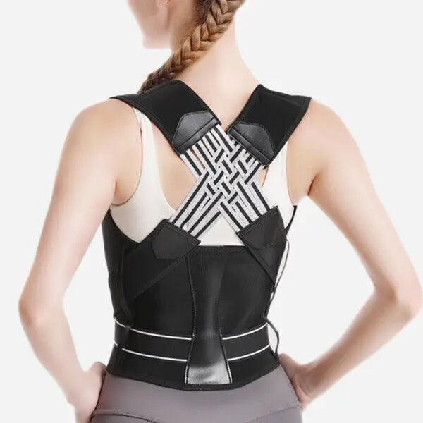 Adjustable Back Posture Belt Office Home Gym Unisex Improve Spine Clavicle Brace Posture Vest Back Posture Corrector Belt