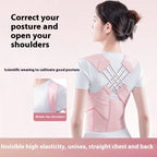 Adjustable Back Posture Belt Office Home Gym Unisex Improve Spine Clavicle Brace Posture Vest Back Posture Corrector Belt